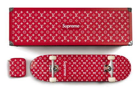 louis vuitton x supreme skate